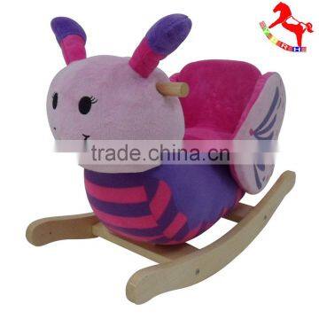 customized colorful plush baby animal soft chair with music