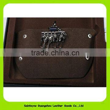 16024 Classical Leather Note Book Gift Set With Key Holder Pen Keychain photo-6