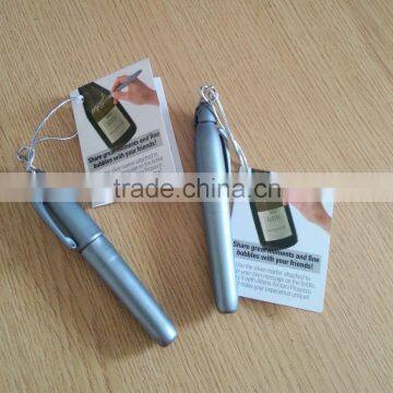 hot selling mini metallic wine glass pen