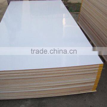 paper overlaid plywood,white glossy polyester plywood for decorative