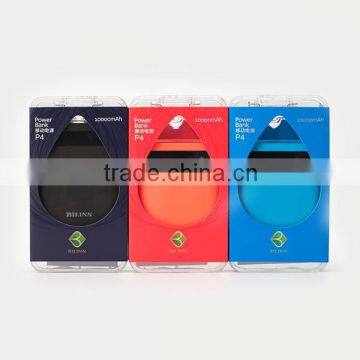 10000mAh LED Visual Power Display With Dual USB Mobile Power Bank For Laptop