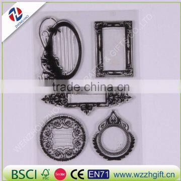 new arrival creative transparent high quality ecofriendly decorative elegant craft clear tpr stamps