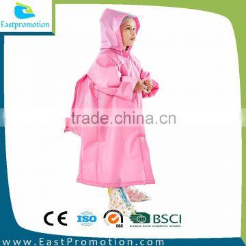 Different Color Available Stock PVC Children Raincoat