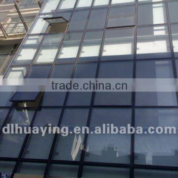 Visible Aluminum Frame Glass Curtain Wall