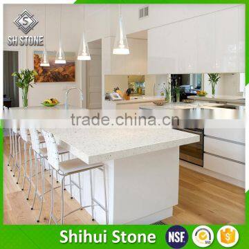 White Sparkle Quartz Stone Countertop, Starlight Quartz Countertop