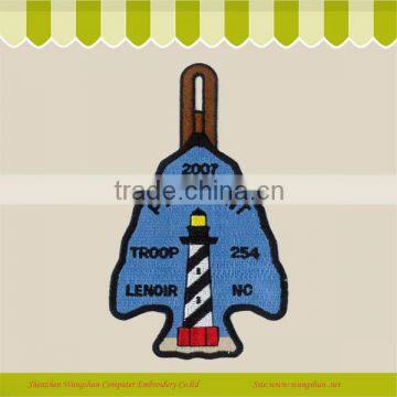 Top Quality Custom Embroidery Motif Keychain