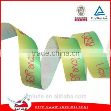 Heat Transfer Printing Satin Ribbon Decorate for Valentine's Day photo-3
