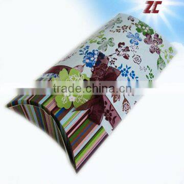 Wholesale Recyclable Folding Paper Pillow Box for Gift Packaging