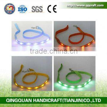 QQ Pet Product Wholesale Dog Leash Lead Pet Collar Flashing Led Nylon Dog Leashes photo-6