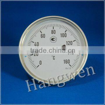 Aluminium HVAC bimetal thermometer