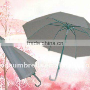 clear transparent 21"x8k EVA / POE umbrella with color frame