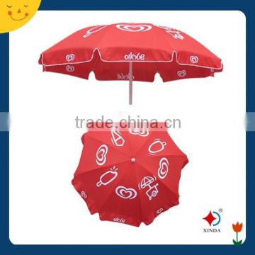 220cm big promotional advertising beach umbrella