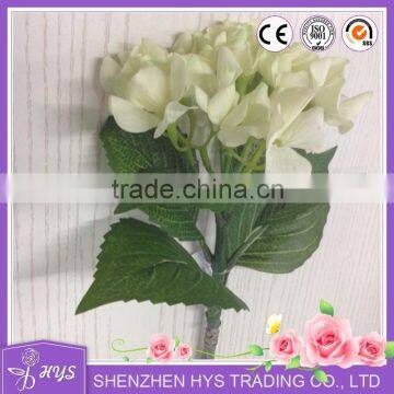 Cheap Real Touch Artificial White Hydrangea Flower photo-5