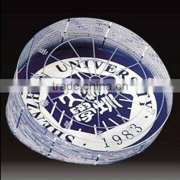 2016 Newly personal design fabulous souvenir/gifts crystal paperweight