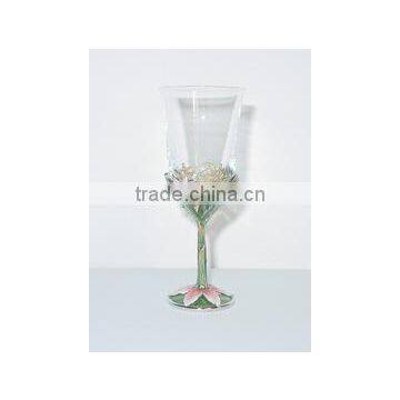 white wine glass/goblet/craft glassware