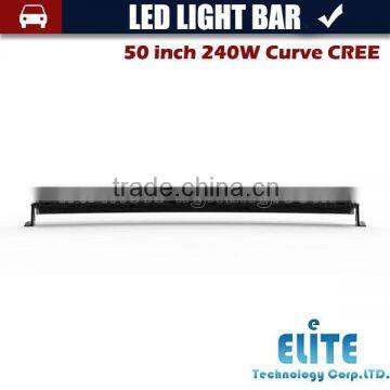 50inch Curved LED Light Bar 240w/288w for Off Road Car Accessories Offroad 50 Inch LED Light Bar