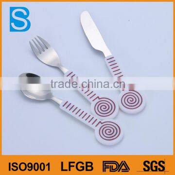 Stainless Steel Children Knife Fork Spoon Set photo-2