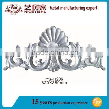 aluminum cast leaf used for fence,metal ornament,aluminum flower for gate fence