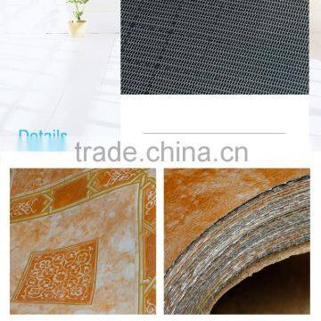 Fire Proof PVC Mesh Fabric Back Vinyl Floor Roll photo-5