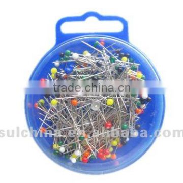 GLASS HEAD PINS