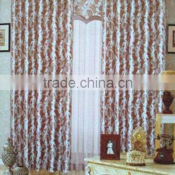 100%Polyester Luxury Jacquard Shade Curtains Jacquard Blackout Jacquard Curtain for child room curtain