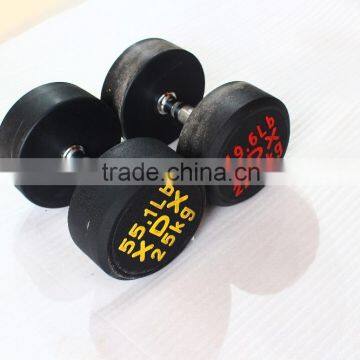 5kg 10kg 15kg 20kg 30kg Black rubber coated dumbbell square dumbbell