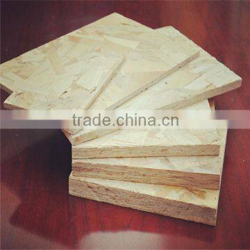 laminated sheet oriented strand board 12mm melamine glue