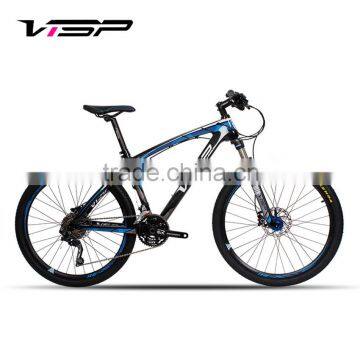 Aluminum Alloy Fork Carbon Frame Material MTB Bikes 26" Wheel Size Full Suspension Mountain Bike