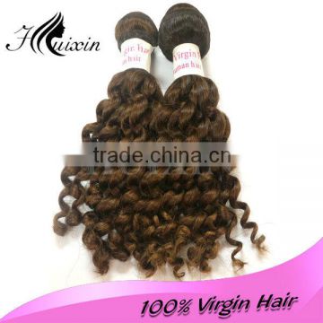 AAAAAA fast shippment high quality weaving color 4 virgin burmese hair