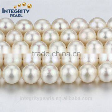 11mm AA grade perfect round wholesale price natural cultured round white pearl beads