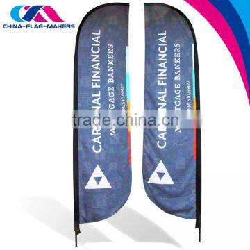 china custom house polyester textile print logo flag