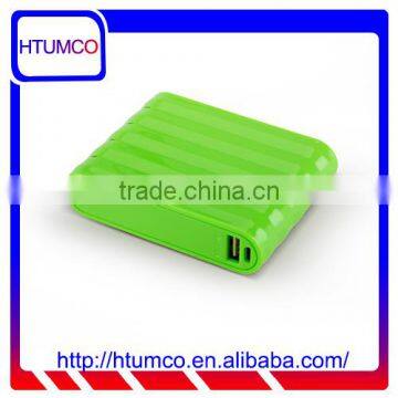 Green Stylish Portable Charger Power Bank 10400mAh for Smartphone