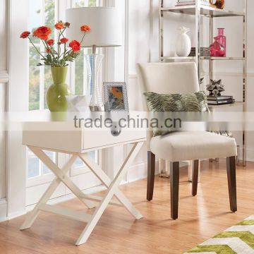 White Wooden bedside cabinet for sale