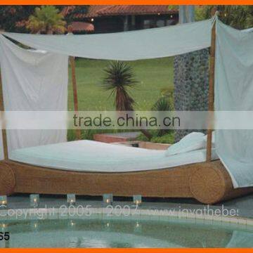 Hot Selling Rattan Sun Daybed