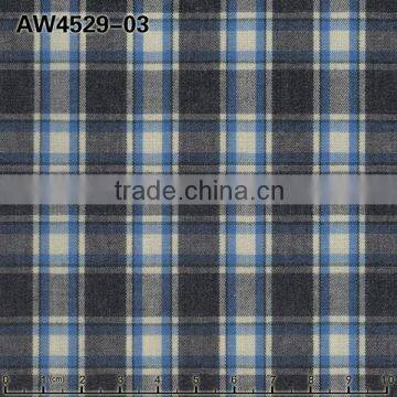100%Cotton Heather Carbon Peached Check Shirting Fabric photo-5