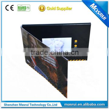 Promotional 4.3" lcd video brochure card / lcd brochure