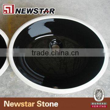 Rectangle Bathroom Undermount Ceramic Sink With Overflow Hole photo-3