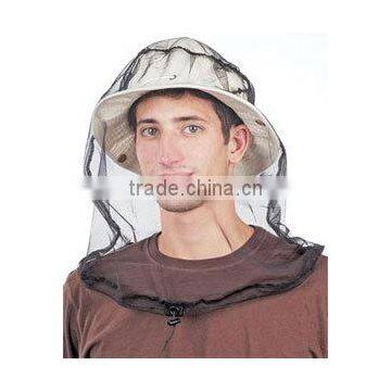 2016 new camo nylon mosquito mesh head net for outdoor activities