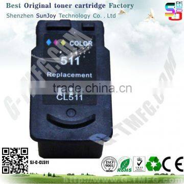 Wholesale Printer Ink Cartridge Compatible CL-511 for Canon PIXMA iP2702 iP2700 MP240 MP252 MP250 MP260 MP272 MP270 MP480