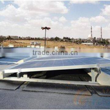 Flat roof mounting aluminum solar panel bracket
