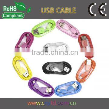 2014 New Flat Micro USB Cable Colorful Micro USB Cable photo-4