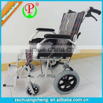 manual aluminium lightweight folding wheelchair