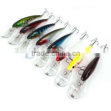 Fishing Lure 7.5cm/5.5g Crank Bait Pencil Bait #10 Hook Bass