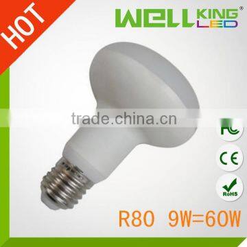 2015 New CE Rohs UL CRI>80 E27 E26 R serial 5W 7W 9W 11W LED R80 Bulb