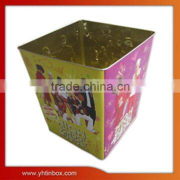 embossed ice tin bucket