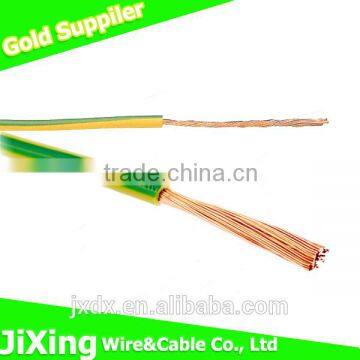 450/750V PVC Insulated electrical single strand wire with copper CU