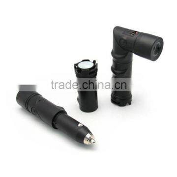 Factory Wholesale LED High powers USB Rechargeable flashlight torch Car charger