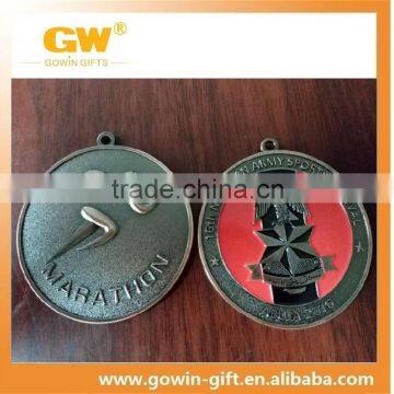Custom souvenir sport award metal medal marathon