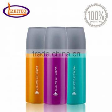 Leak proof insulated stainless steel vacuum bottle for hot water