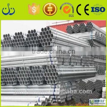 Factory Welded gi steel pipes/Galvanized pipe/Galvanzied building steel pipe